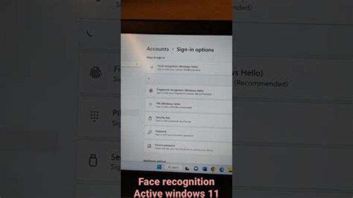 How do I enable face recognition on my HP laptop?