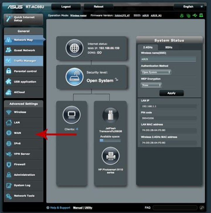 How do I enable port forwarding on my Asus router?