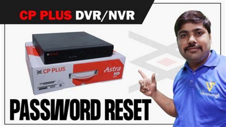 How do I find my CP Plus DVR password?