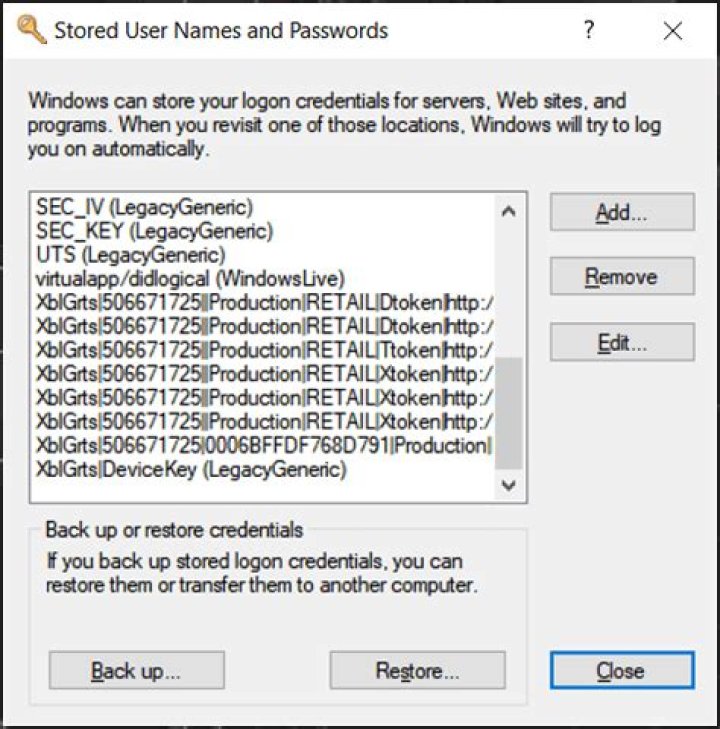 How do I find my username and password for my laptop?