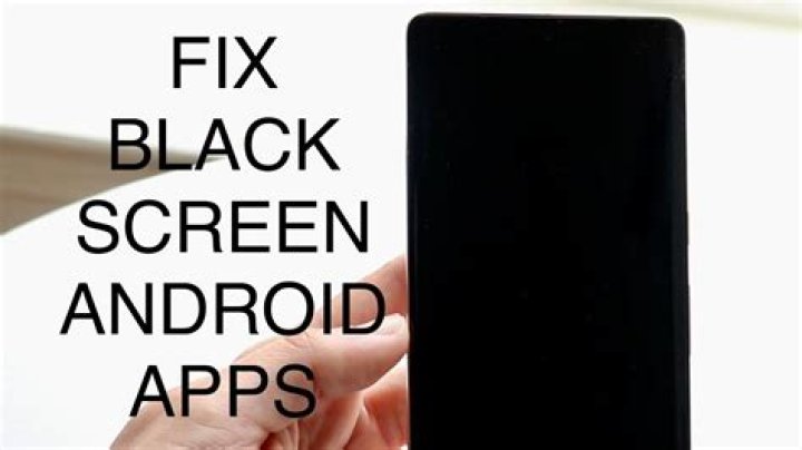 How do I fix a black screen on my back camera?