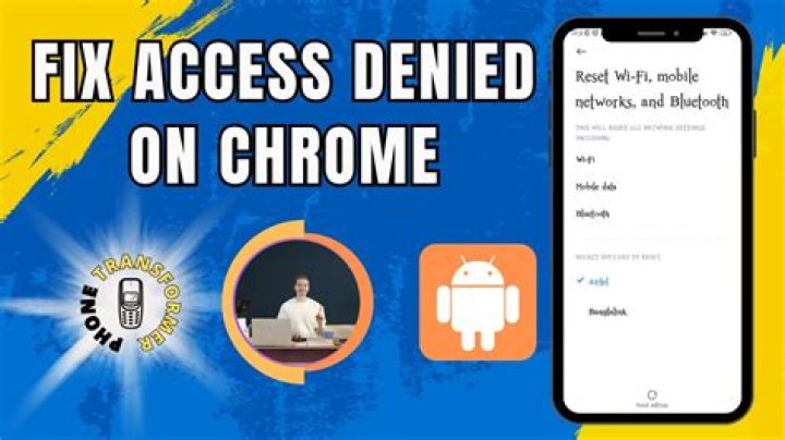How do I fix Access Denied on my Android phone?