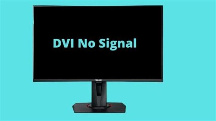 How do I fix DVI no signal?