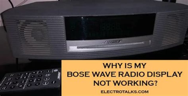 How do I fix my Bose Wave radio?