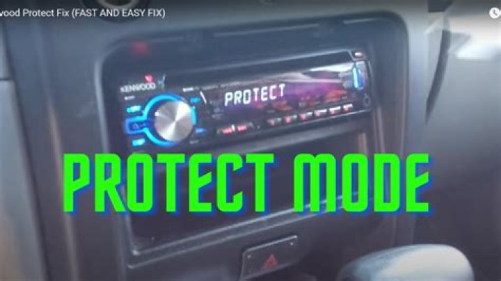 How do I fix my Kenwood protect?
