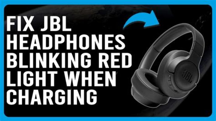 How do I fix the red light on my JBL speaker?