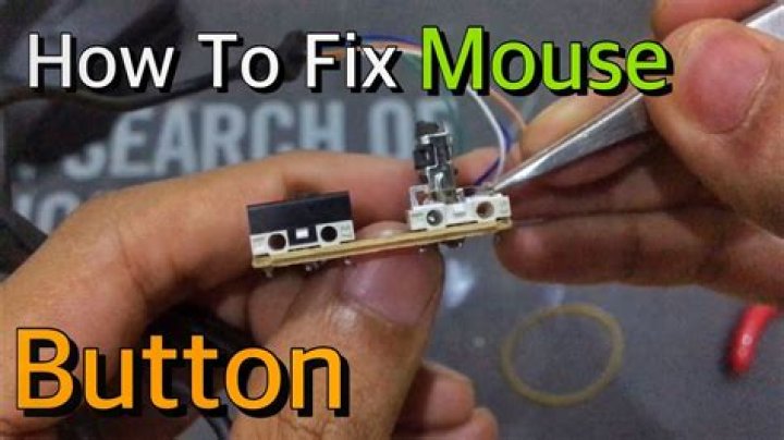 How do I fix unresponsive mouse buttons?