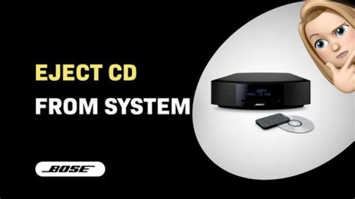 How do I get a CD out of my Bose radio?