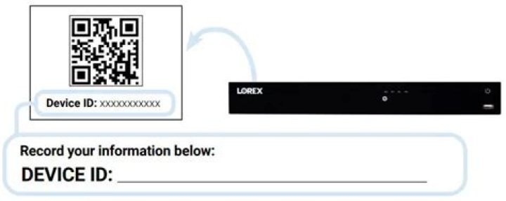 How do I get a Lorex QR code?