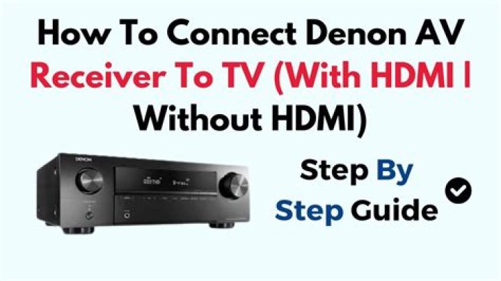 How do I get Denon to turn on my TV?