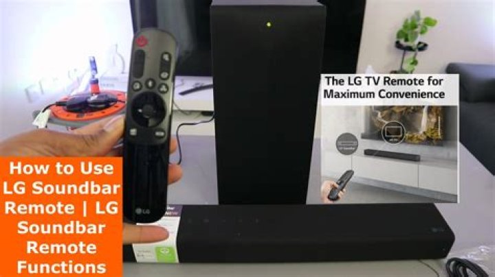 How do I get my LG Soundbar to work with my remote?