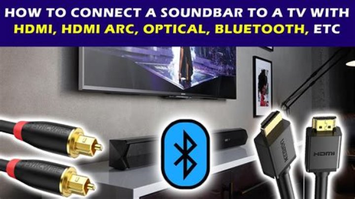 How do I get my sound bar to work with my TV?