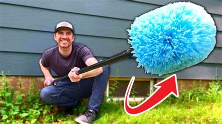 How do I get rid of cobwebs outside my house?