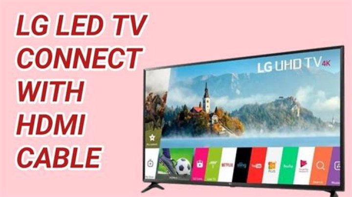How do I get the cable to work on my LG TV?
