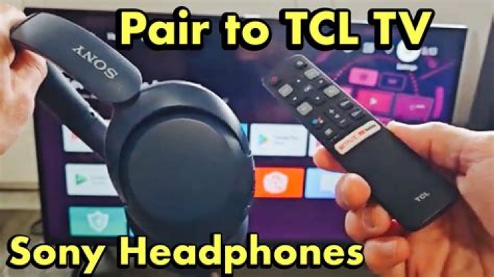 How do I listen to TCL TV with wireless headphones?