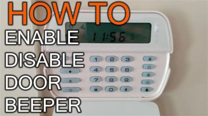 How do I make my DSC alarm beep when I open the door?