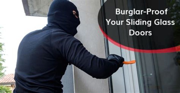 How do I make my sliding glass door burglar proof?