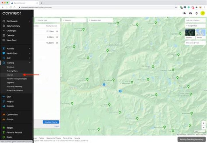 How do I open a GPX file in Garmin Connect?