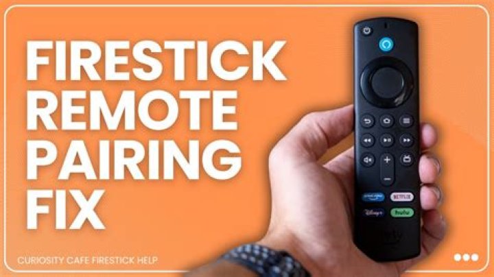 How do I pair my Firestick replacement remote?
