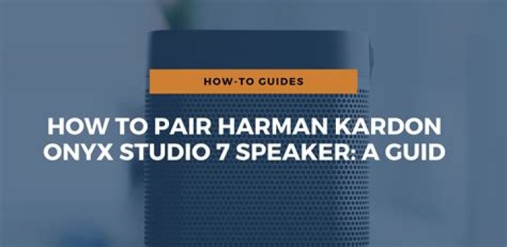 How do I pair my Harman Kardon sb20?