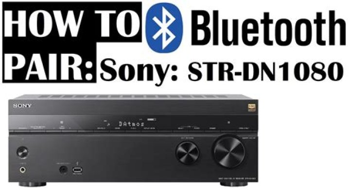 How do I pair my Sony STR DN1080?