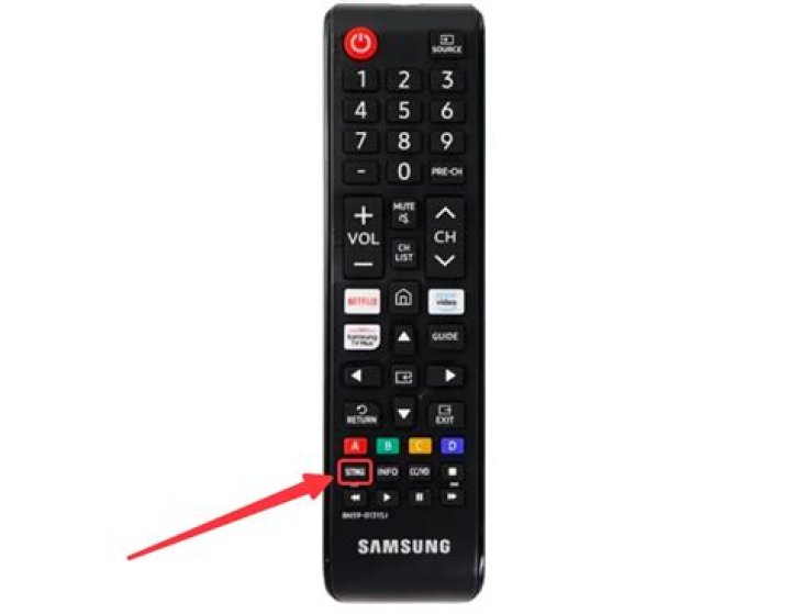 How do I press Enter on my Samsung TV remote?