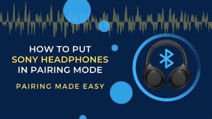 How do I put my Sony sound bar in pairing mode?