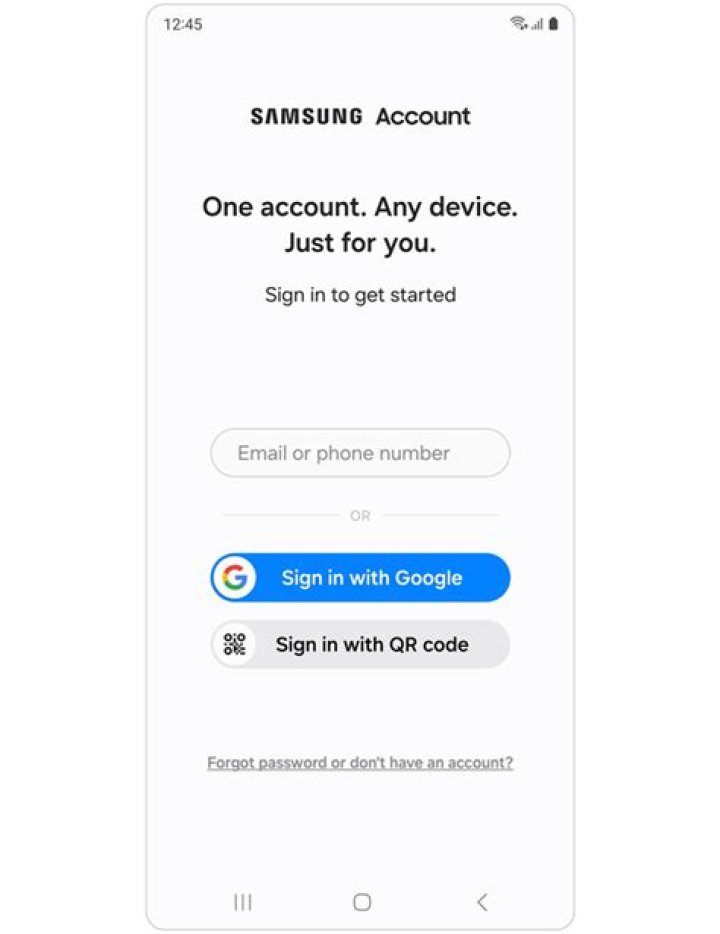 How do I recover my Samsung account password?