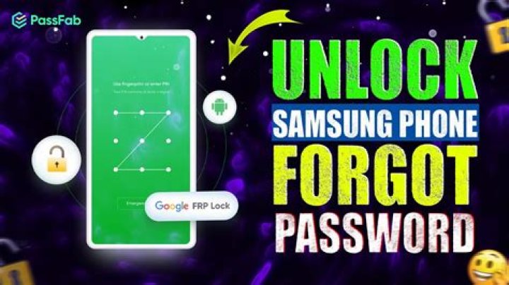 How do I recover my Samsung forgot password?