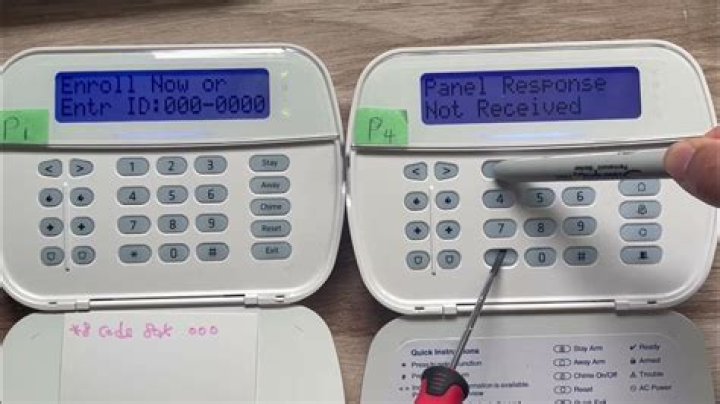 How do I register my DSC wireless keypad?