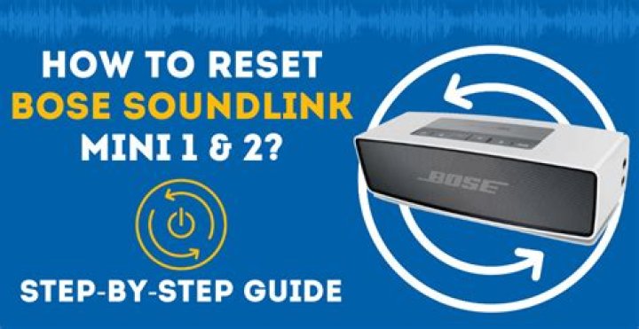 How do I reset Bose SoundLink wireless speaker Mad?