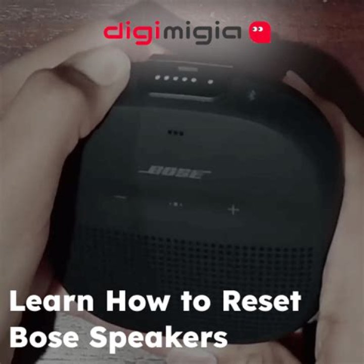 How do I reset my Bose portable home speaker?