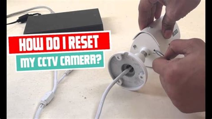 How do I reset my CCTV username and password?