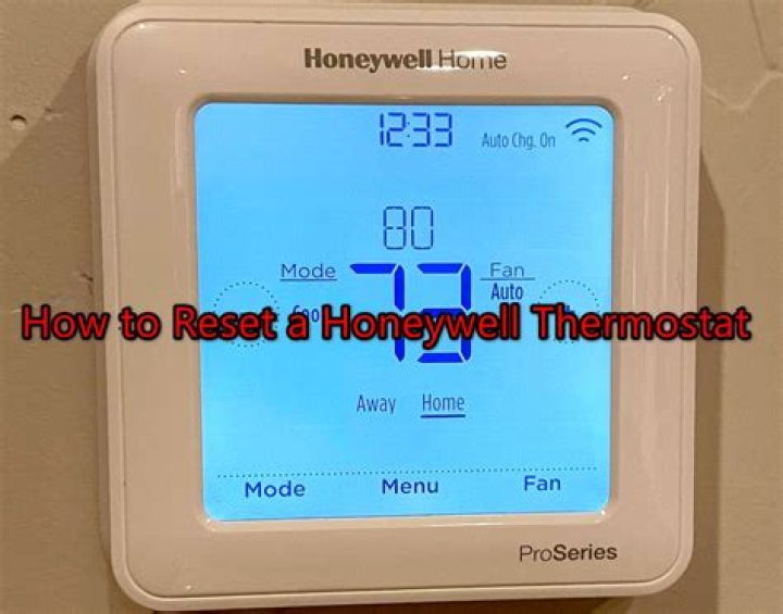 How do I reset my Honeywell thermostat password?