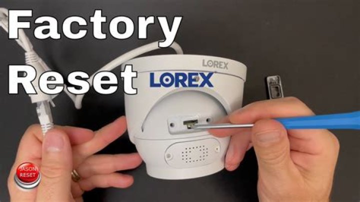 How do I reset my Lorex camera remotely?