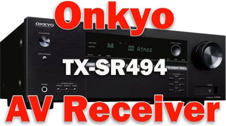 How do I reset my Onkyo sr494?