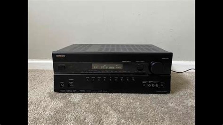 How do I reset my Onkyo sr607?