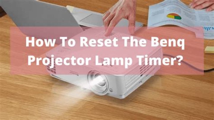 How do I reset my projector lamp timer?