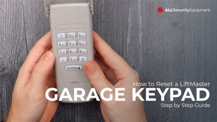 How do I reset my security keypad?