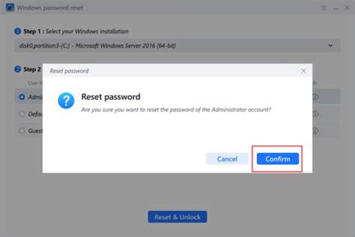 How do I reset my Windows password without a computer?