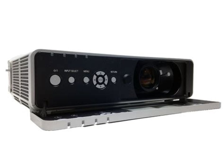 How do I reset the lamp time on my Panasonic projector?