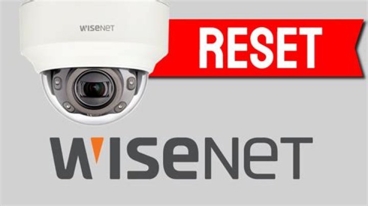 How do I reset Wisenet?