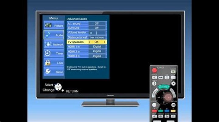 How do I set up HDMI on my Panasonic Viera TV?