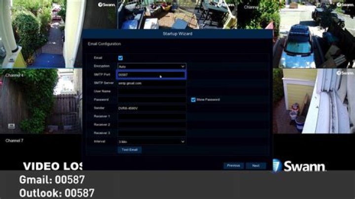 How do I setup my Swann H 264 DVR?