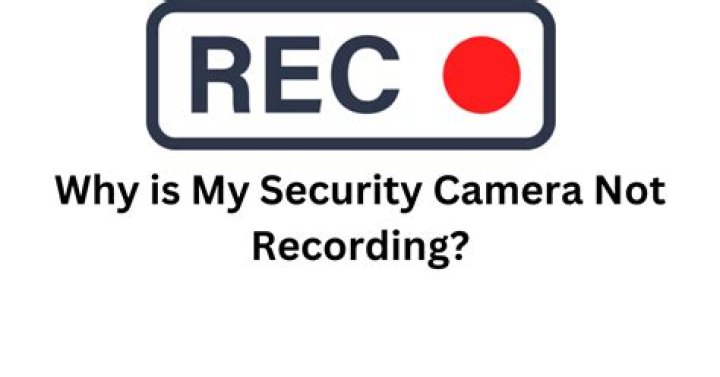 How do I troubleshoot my security camera?