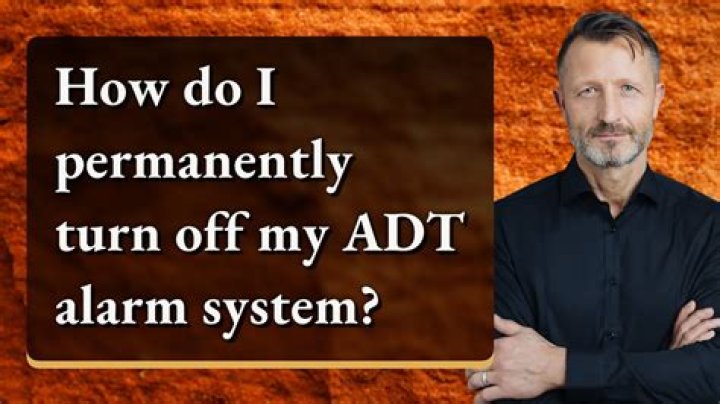How do I turn my ADT alarm off?