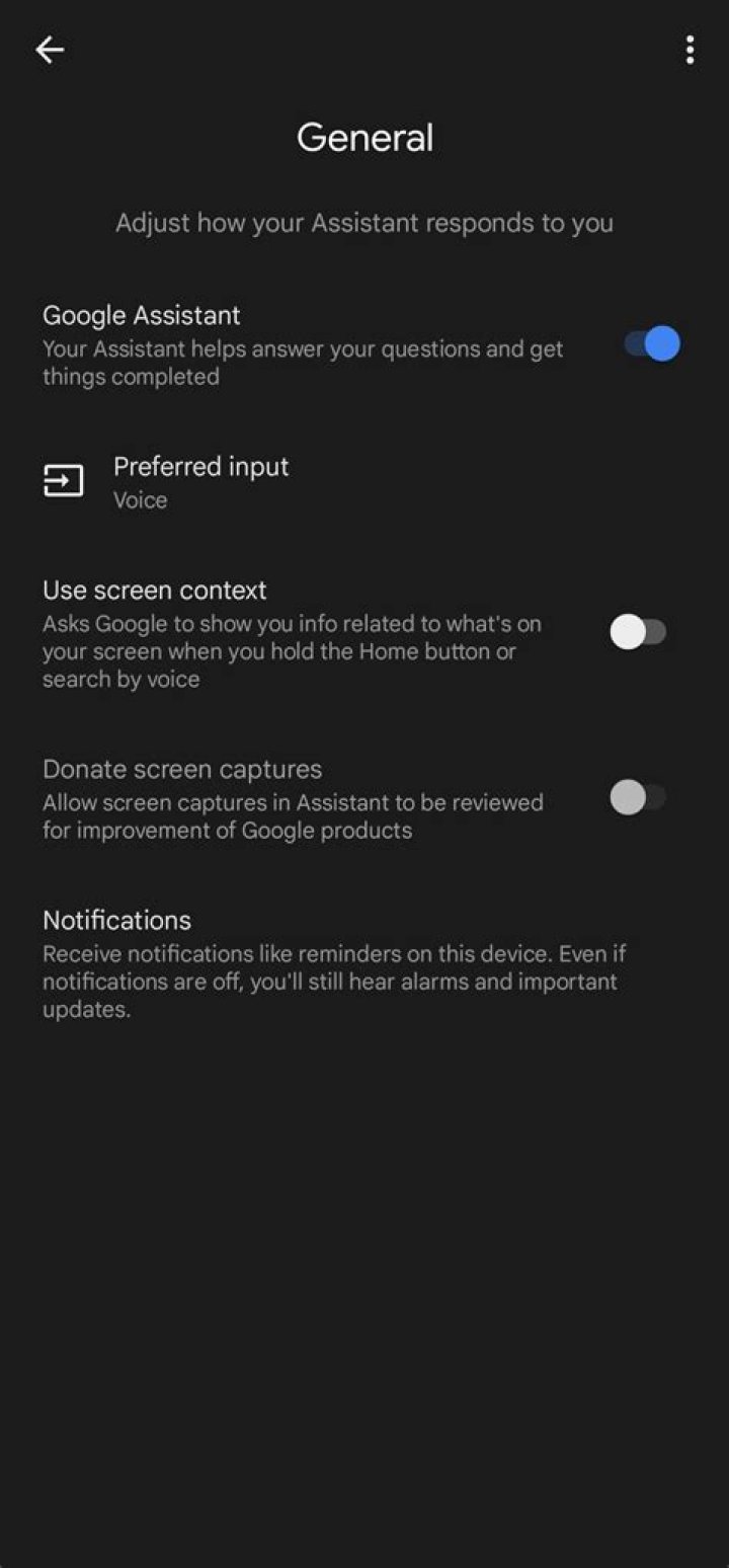 How do I turn off Google Assistant on my Samsung TV?