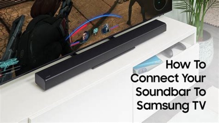 How do I turn on soundbar on Samsung TV?
