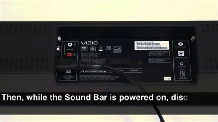 How do I update Vizio sound bar?