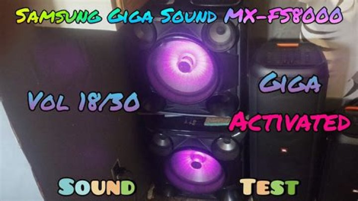 How do I use Samsung Giga sound?